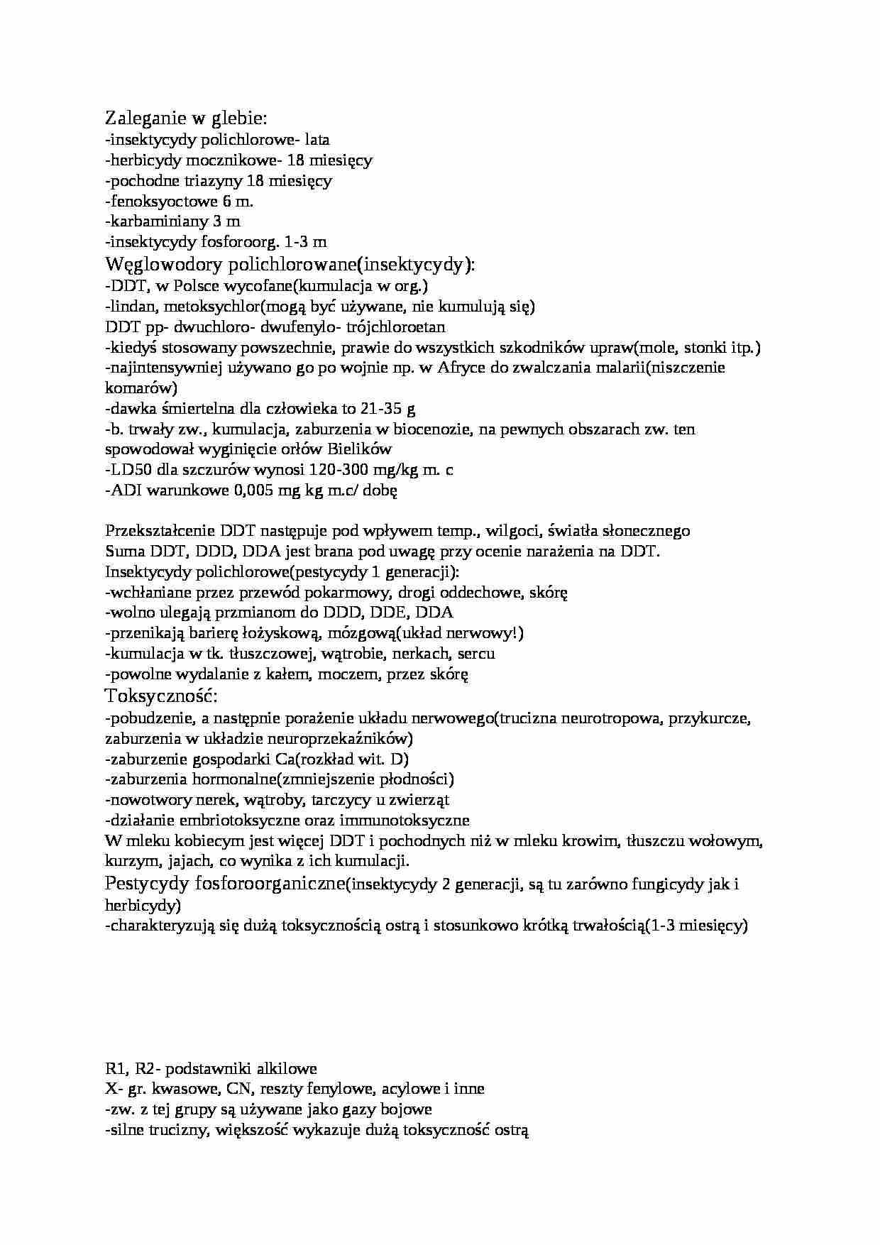 Zaleganie w glebie - strona 1