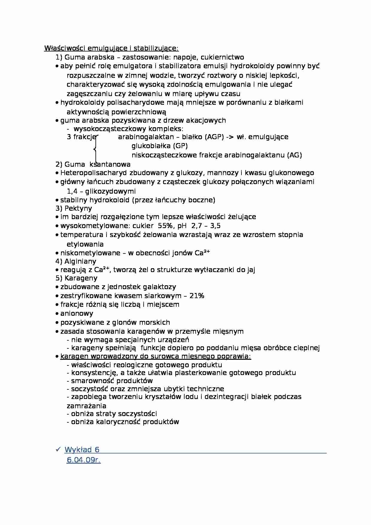 Właściwości emulgujące i stabilizujące - strona 1