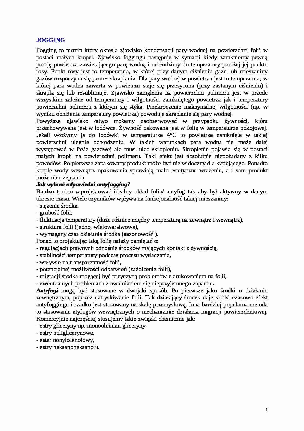 Fogging-opracowanie - strona 1