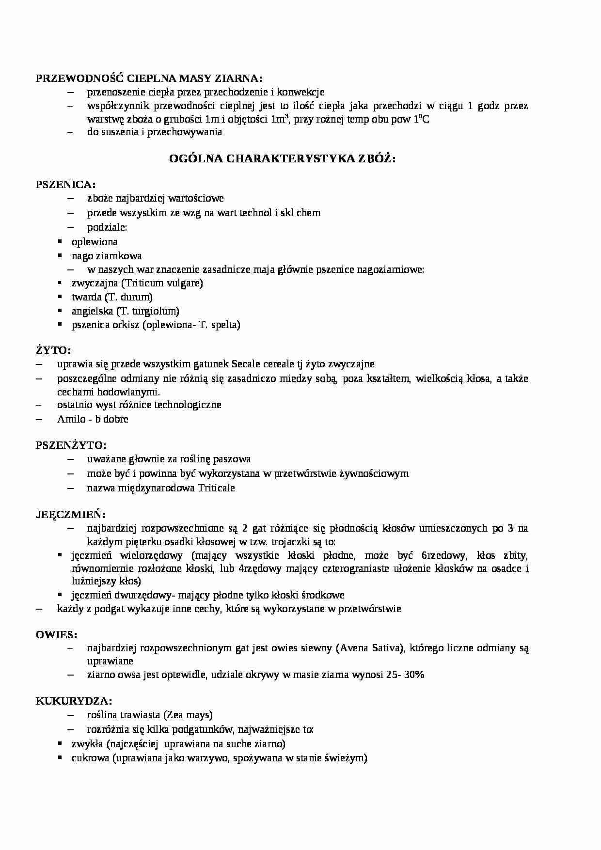 Ogólna charakterystyka zbóż - strona 1