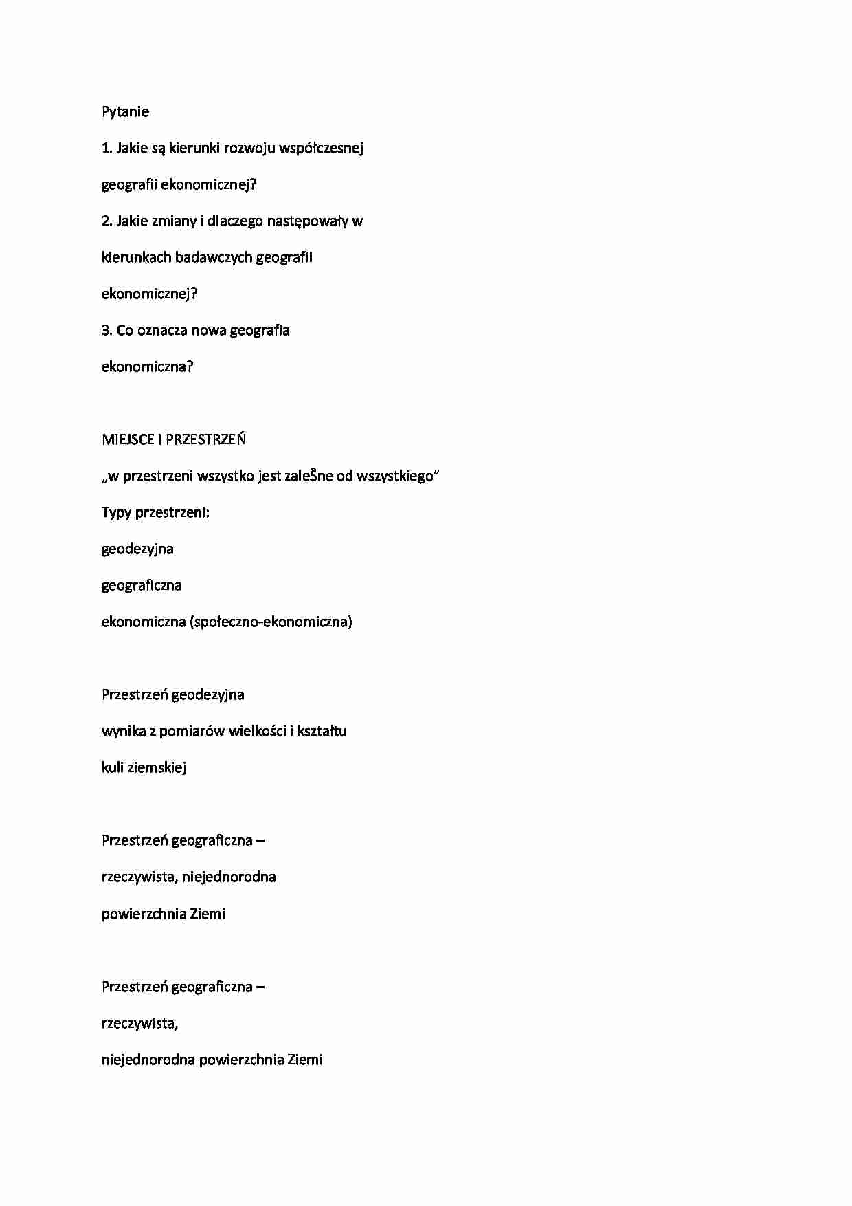 Geografia ekonomiczna - 9b - strona 1