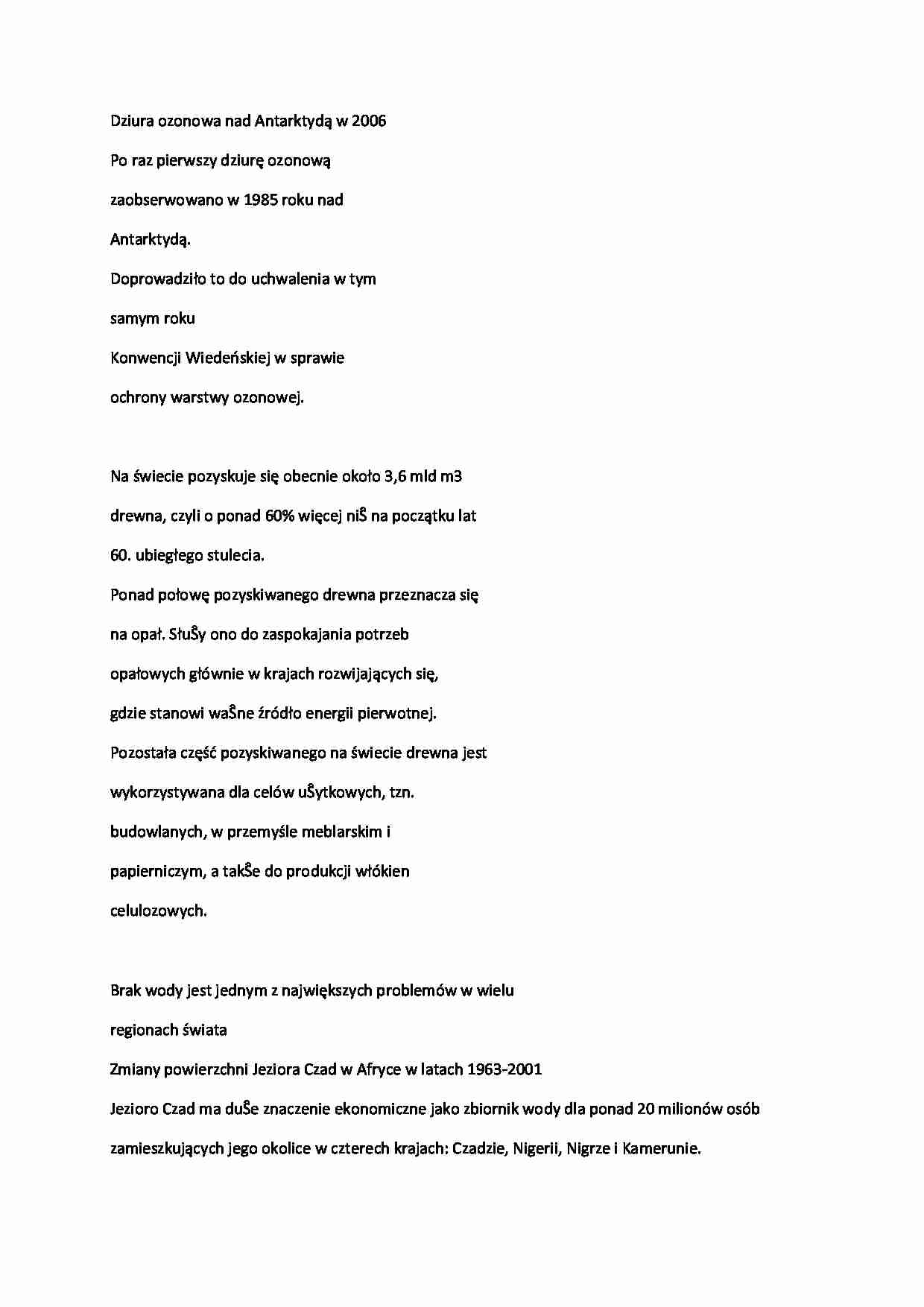 Geografia ekonomiczna - ekologia 3 - strona 1