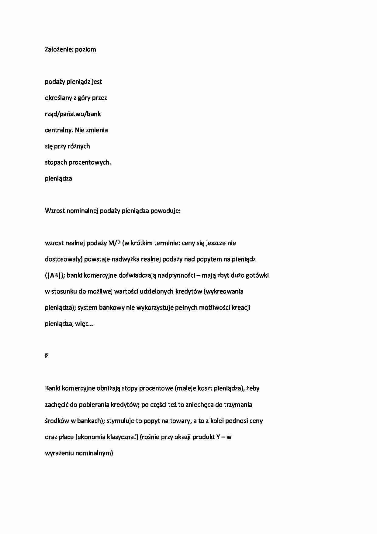 Podaż pieniądza 2 - strona 1