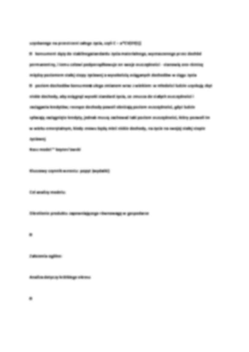 Makroekonomia - popyt konsumpcyjny - strona 2