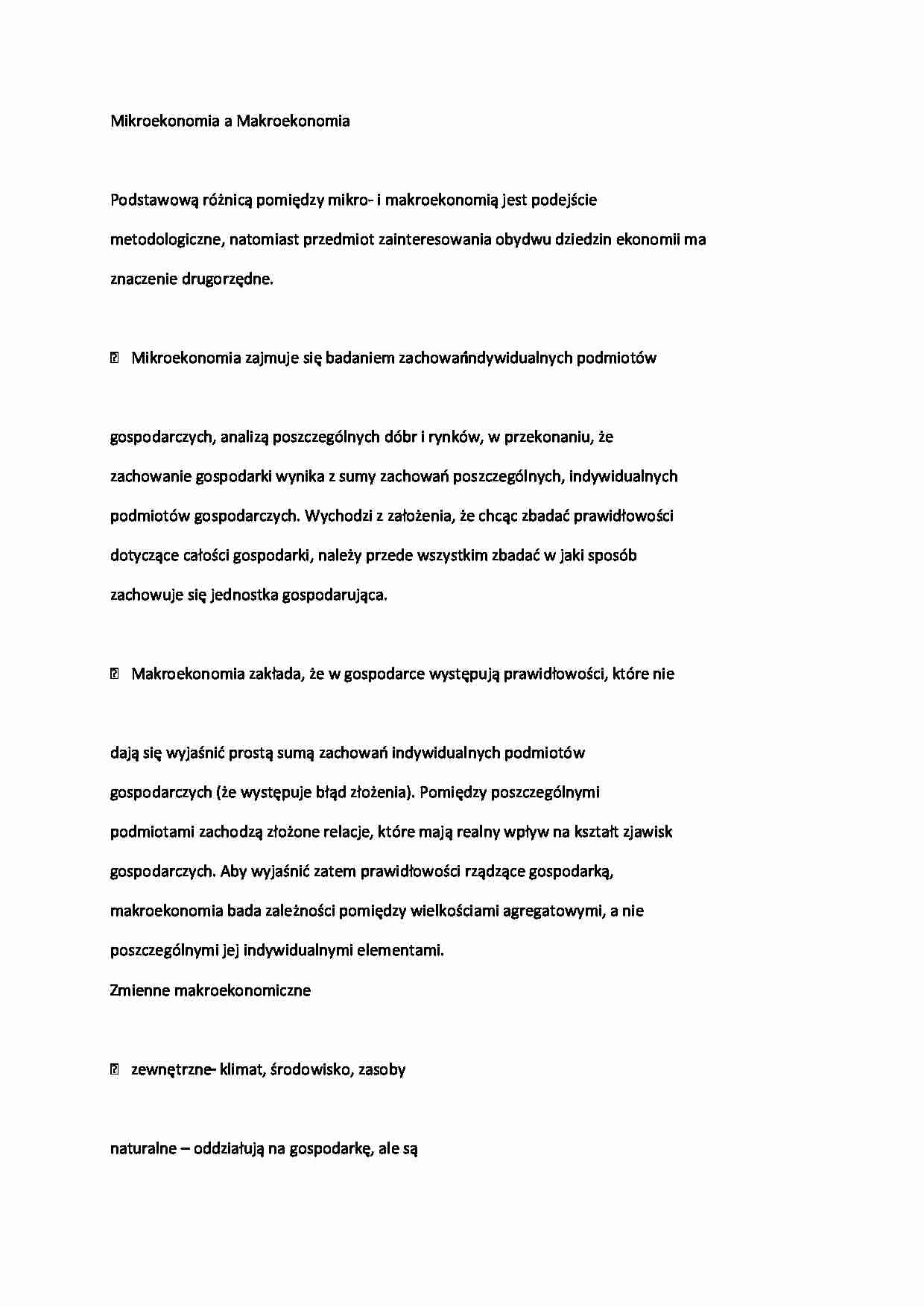 Wprowadzenie do makroekonomii - strona 1