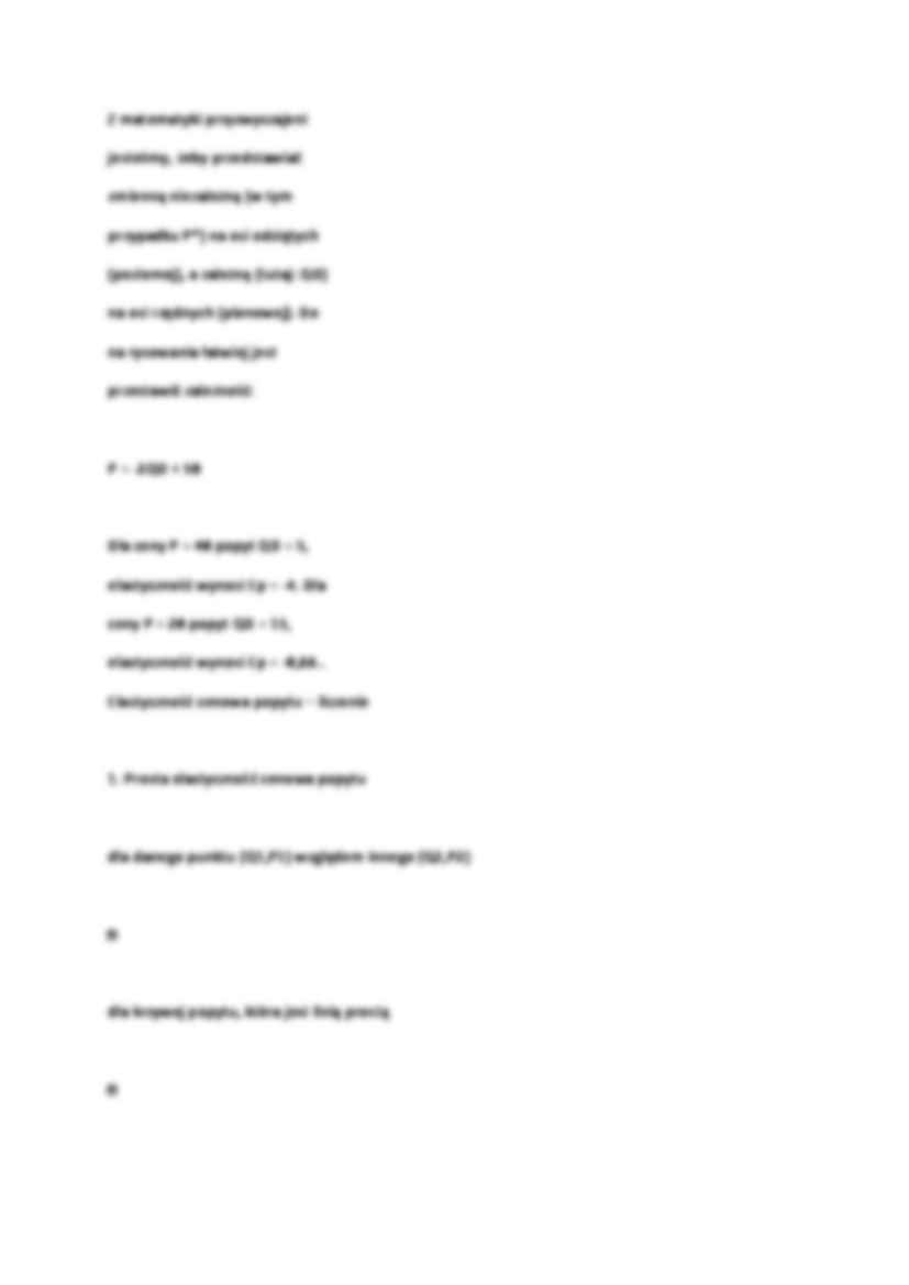 Mikroekonomia - pojecie elastyczności - strona 3