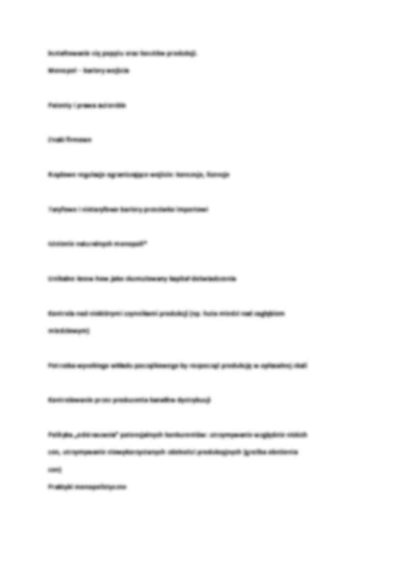 Mikroekonomia - pojecie monopolu - strona 2