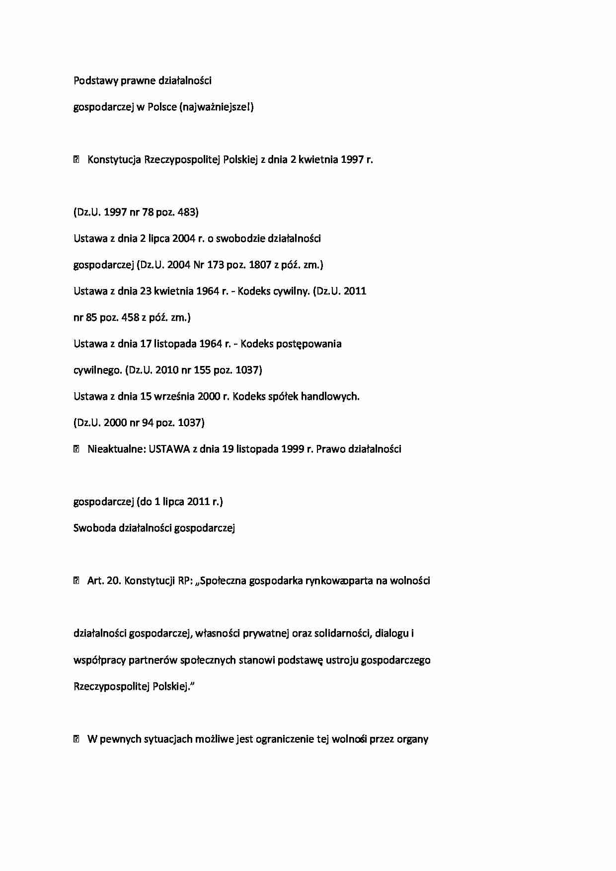 Mikroekonomia - pojecie przedsiębiorstwa - strona 1