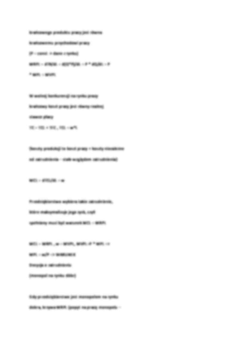 Rynek pracy 2 - Monopson - strona 2