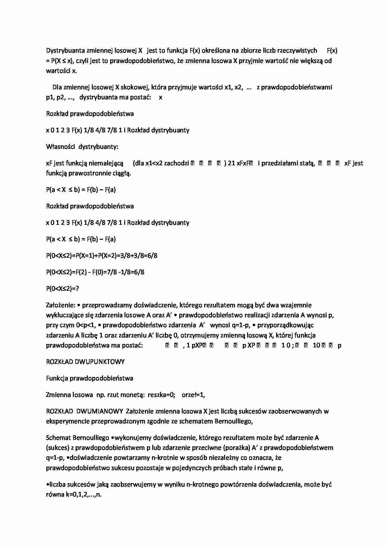 Statystyka - wykład 1b - strona 1