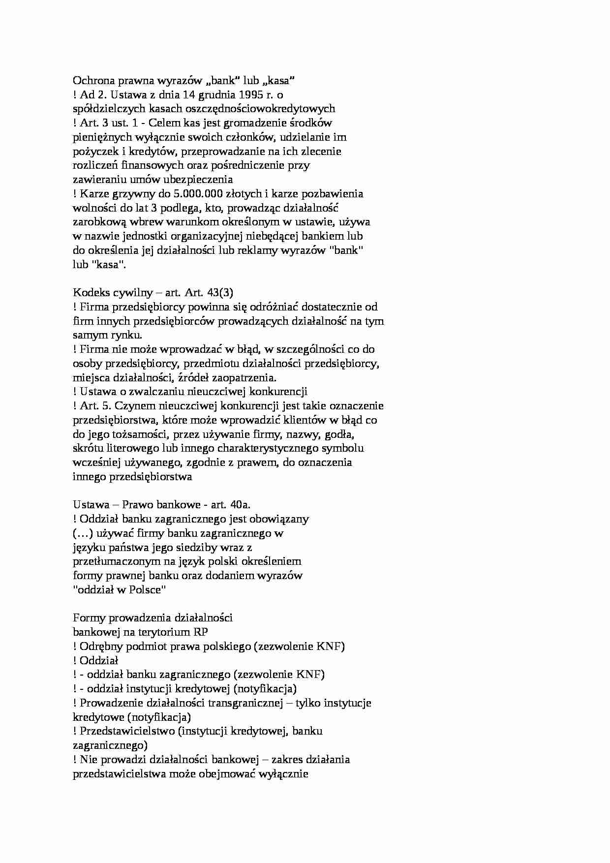 Prawo bankowe - 7b - strona 1