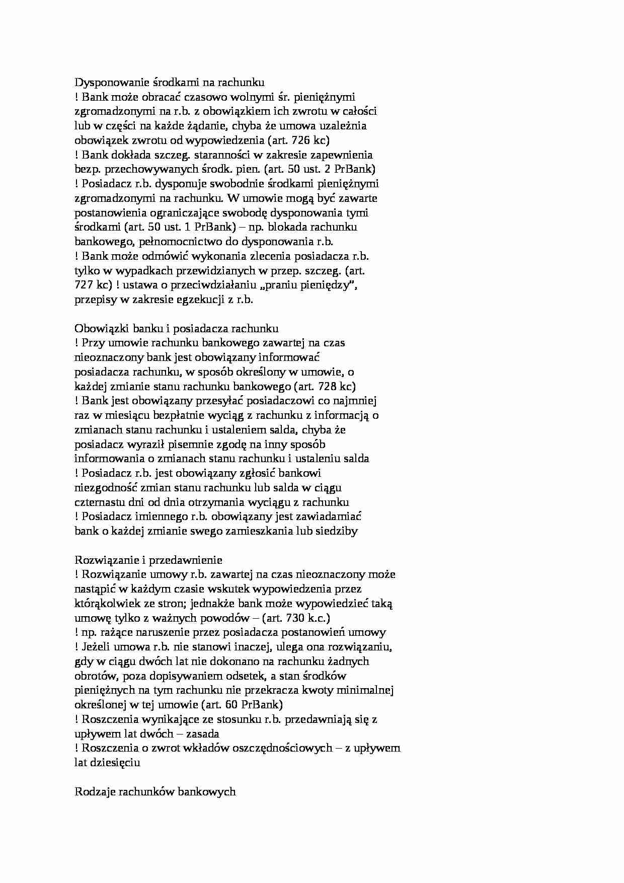 Prawo bankowe - 3 - strona 1