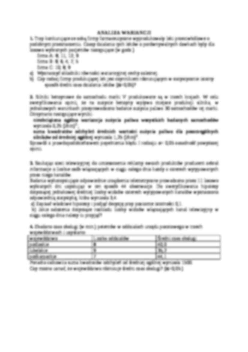 Statystyka- ćwiczenia, test - strona 2