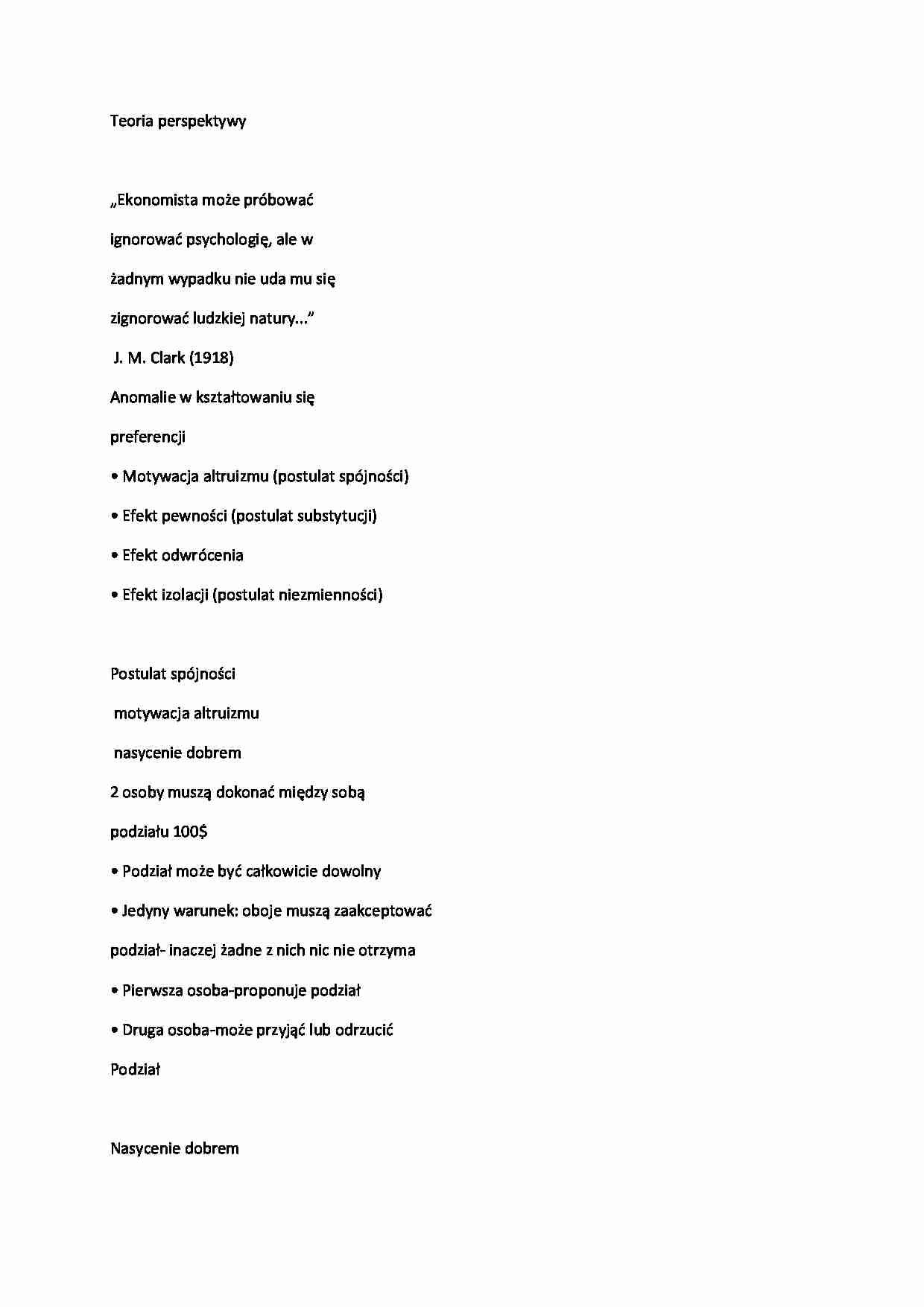 Finanse behawioralne 1 - strona 1