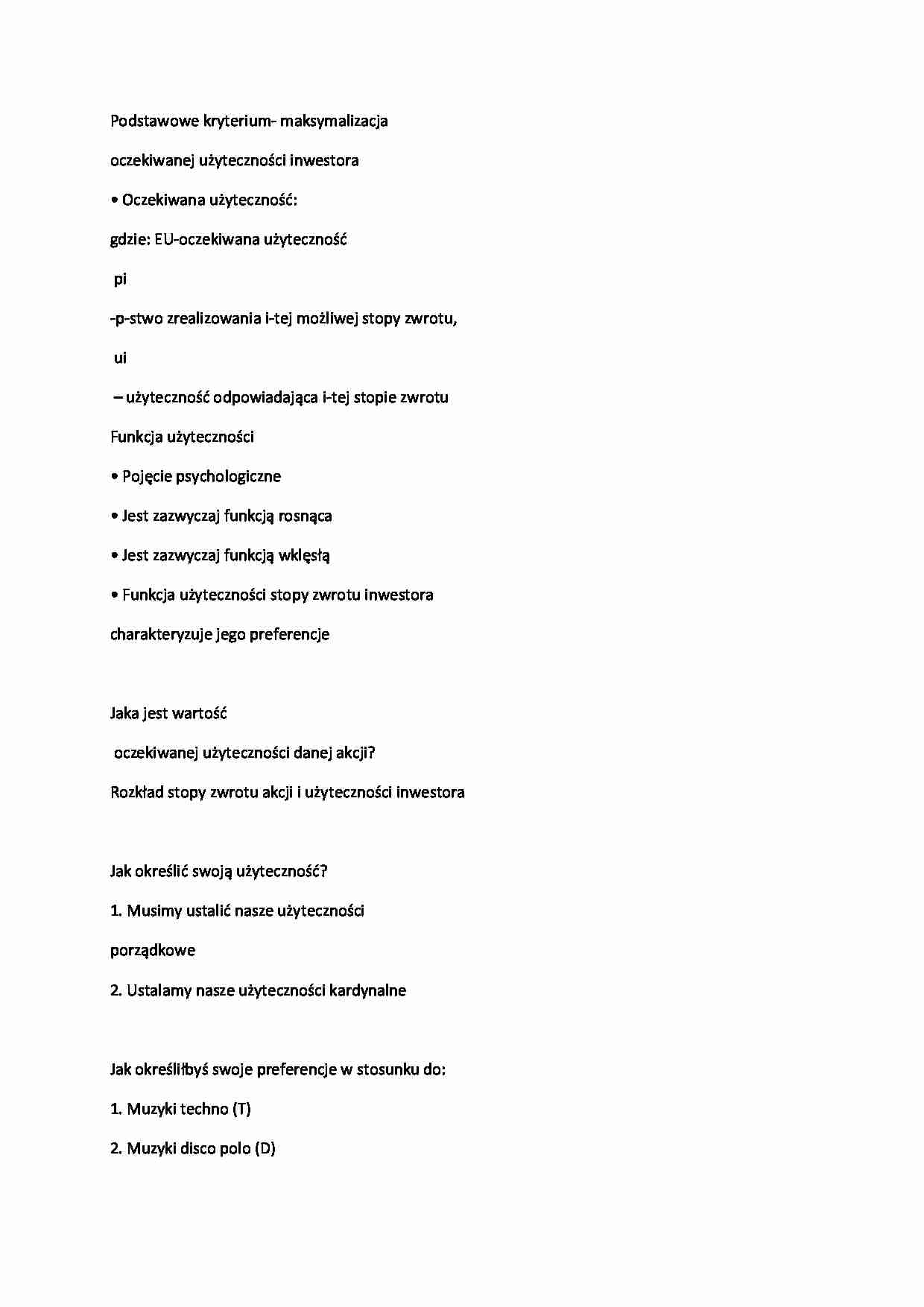 Finanse behawioralne 3b - strona 1