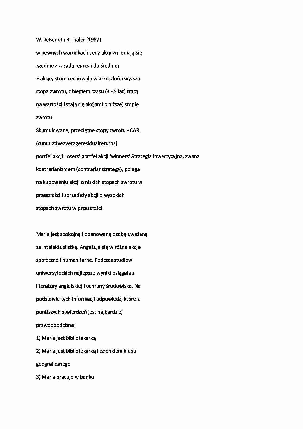 Finanse behawioralne 4b - strona 1