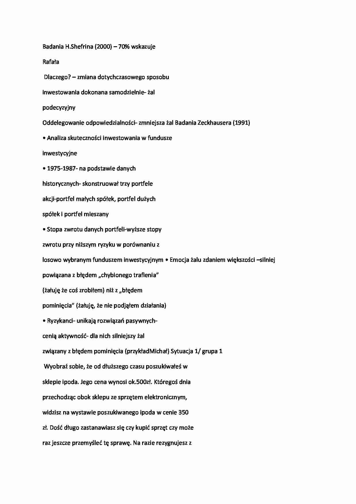 Finanse behawioralne 4d - strona 1