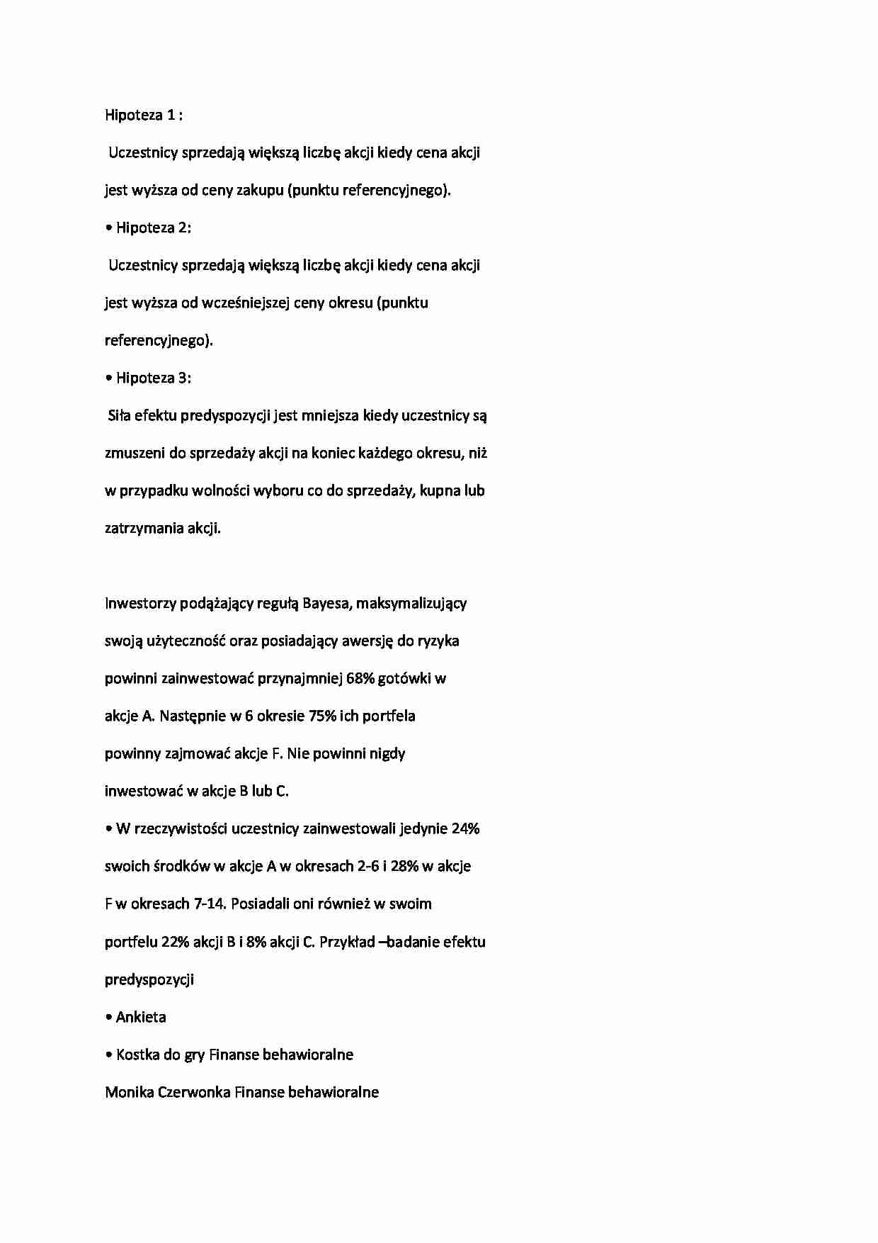 Finanse behawioralne 5c - strona 1