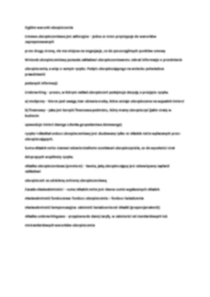 Ubezpieczenia - wykład 2 - strona 3