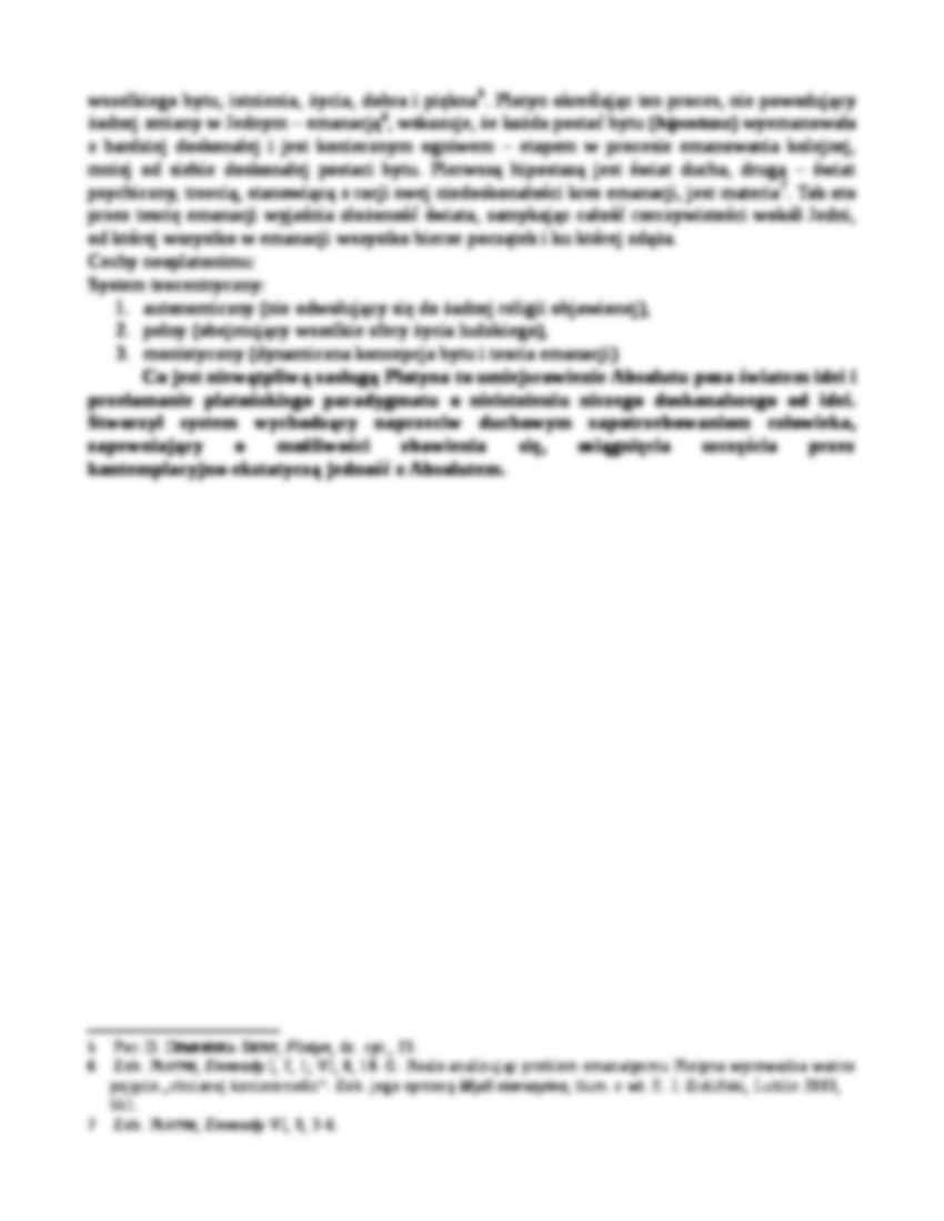 Neoplatonizm i Plotyn - strona 2