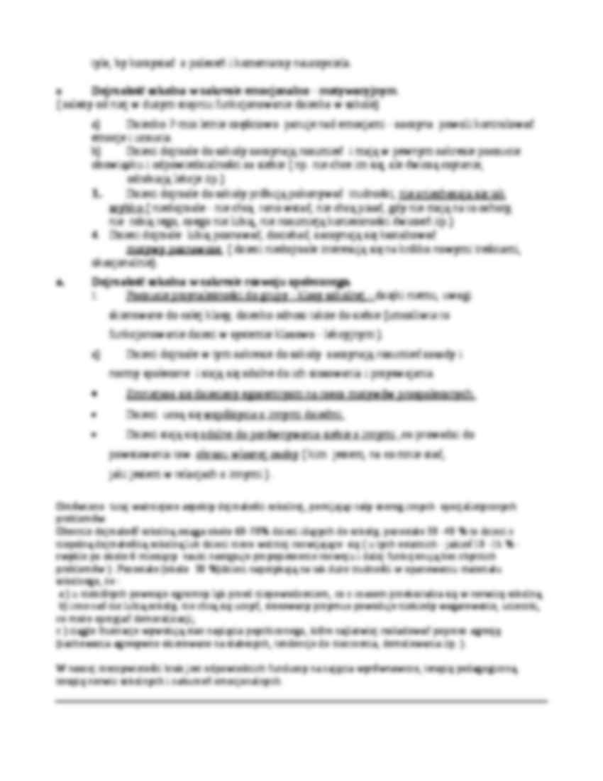 Dojrzałość szkolna-opracowanie - strona 2