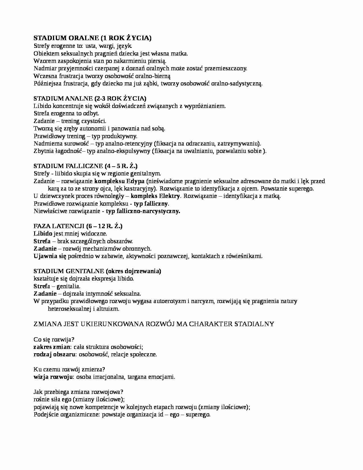 Fazy rozwoju seksualnego dziecka - strona 1