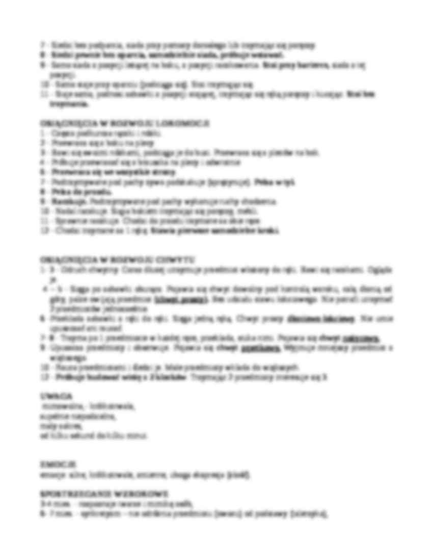 Okres wczesnego dzieciństwa - strona 3