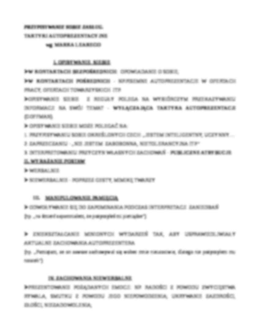 Rodzaje autoprezentacji - strona 2