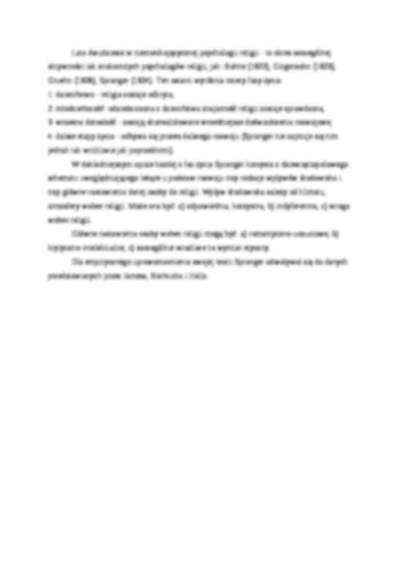 Pionierskie badania Jamesa Marka Baldwina - strona 2