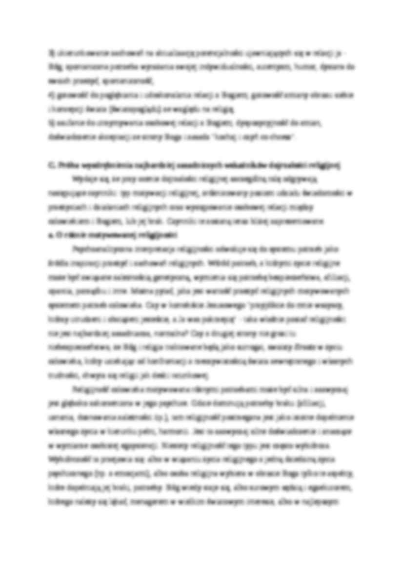 Allporta religijność wewnętrzna i zewnętrzna - strona 2