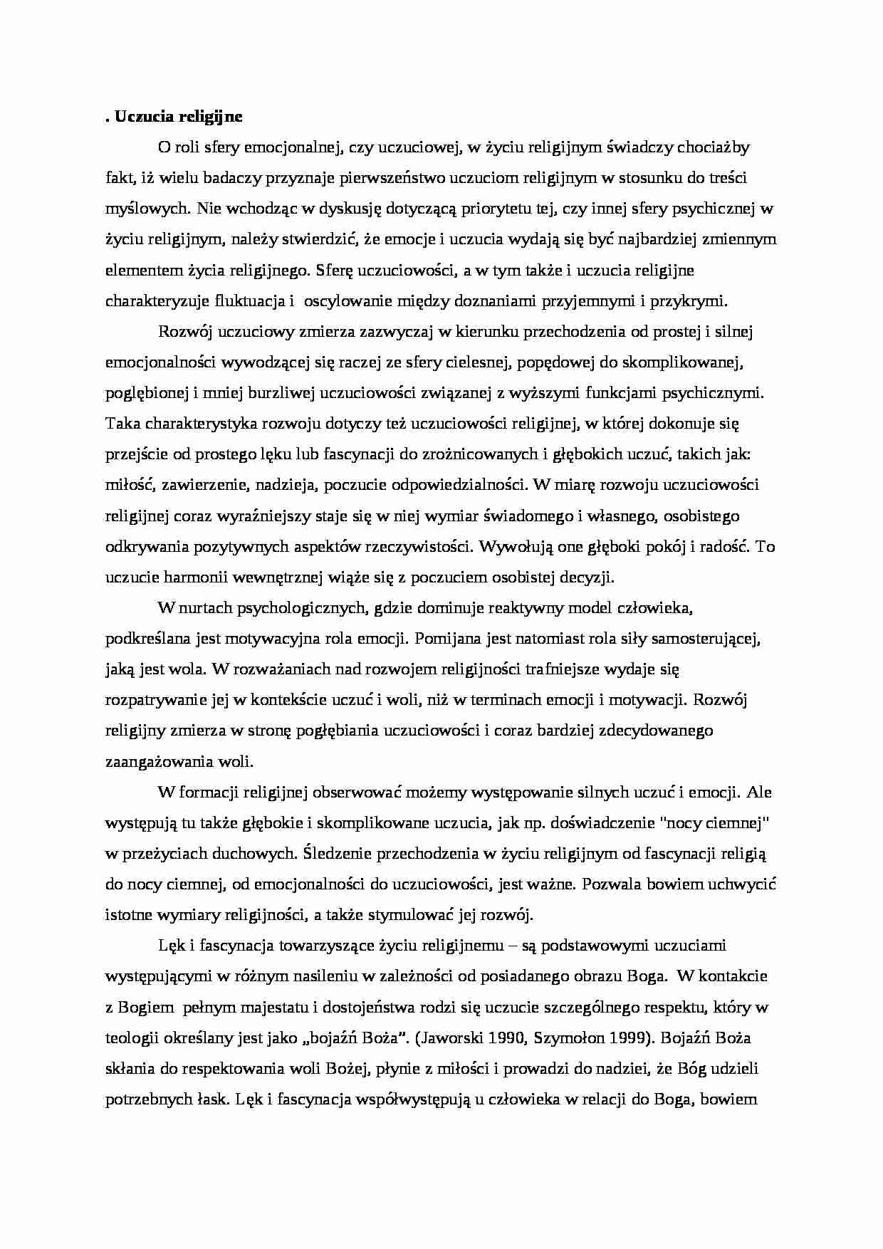 Uczucia religijne - strona 1
