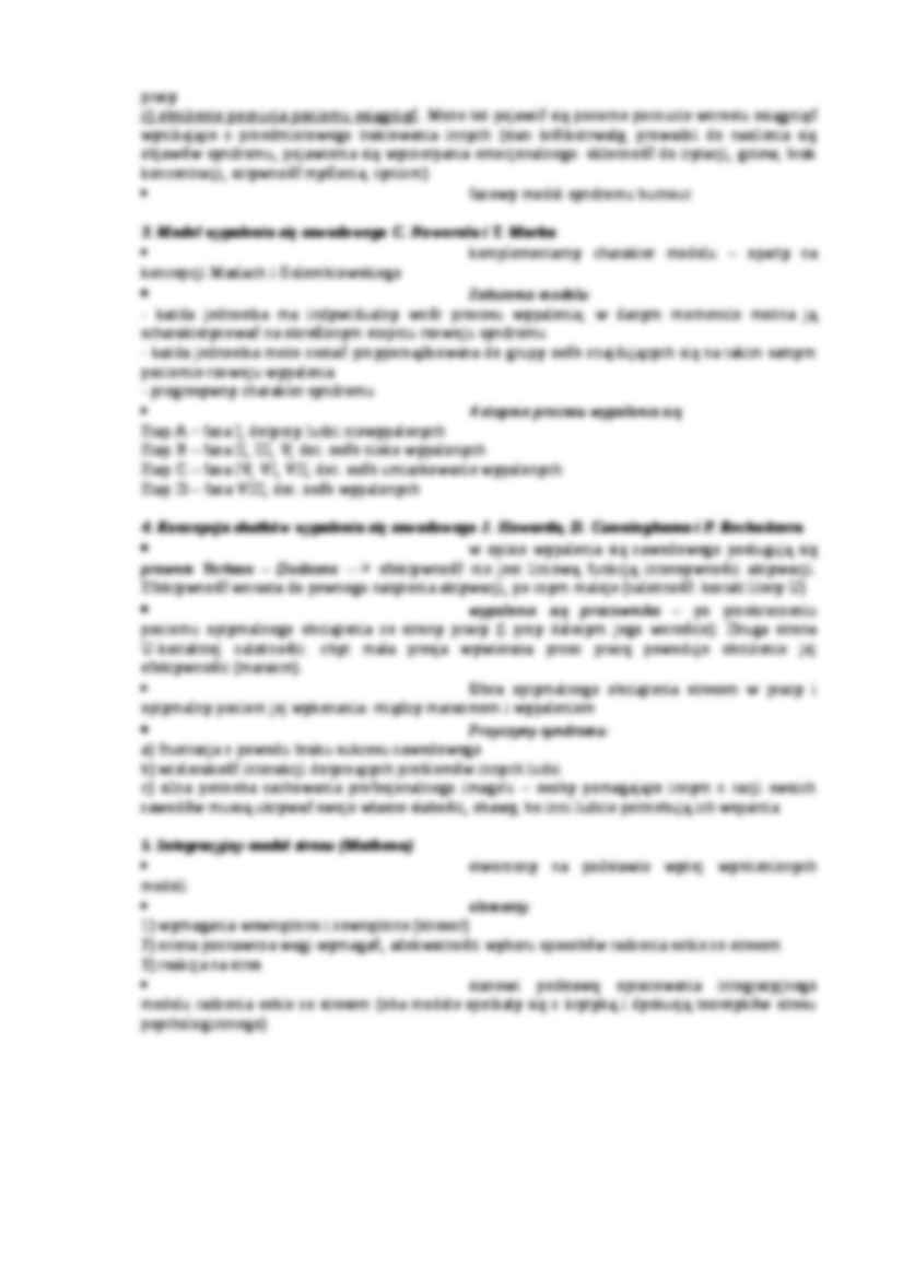 Koncepcje wypalenia się zawodowego - strona 2