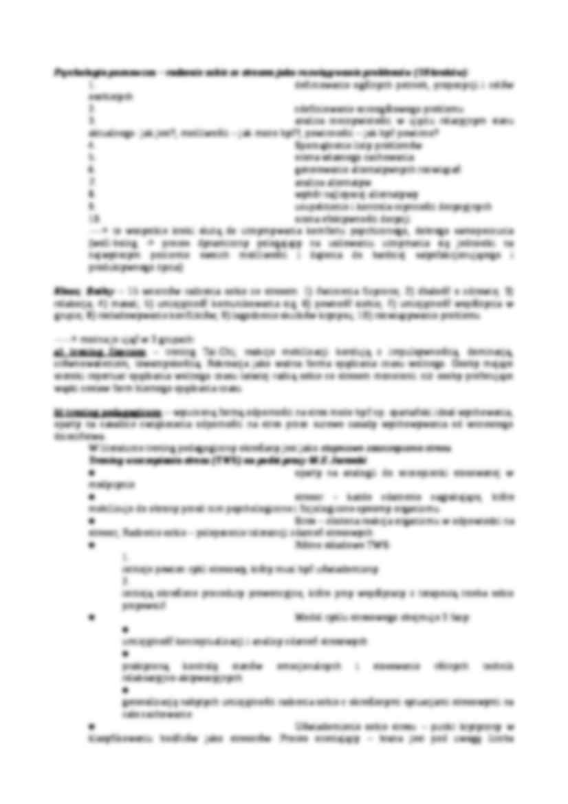 Integracyjny model radzenia sobie ze stresem Matheny - strona 2