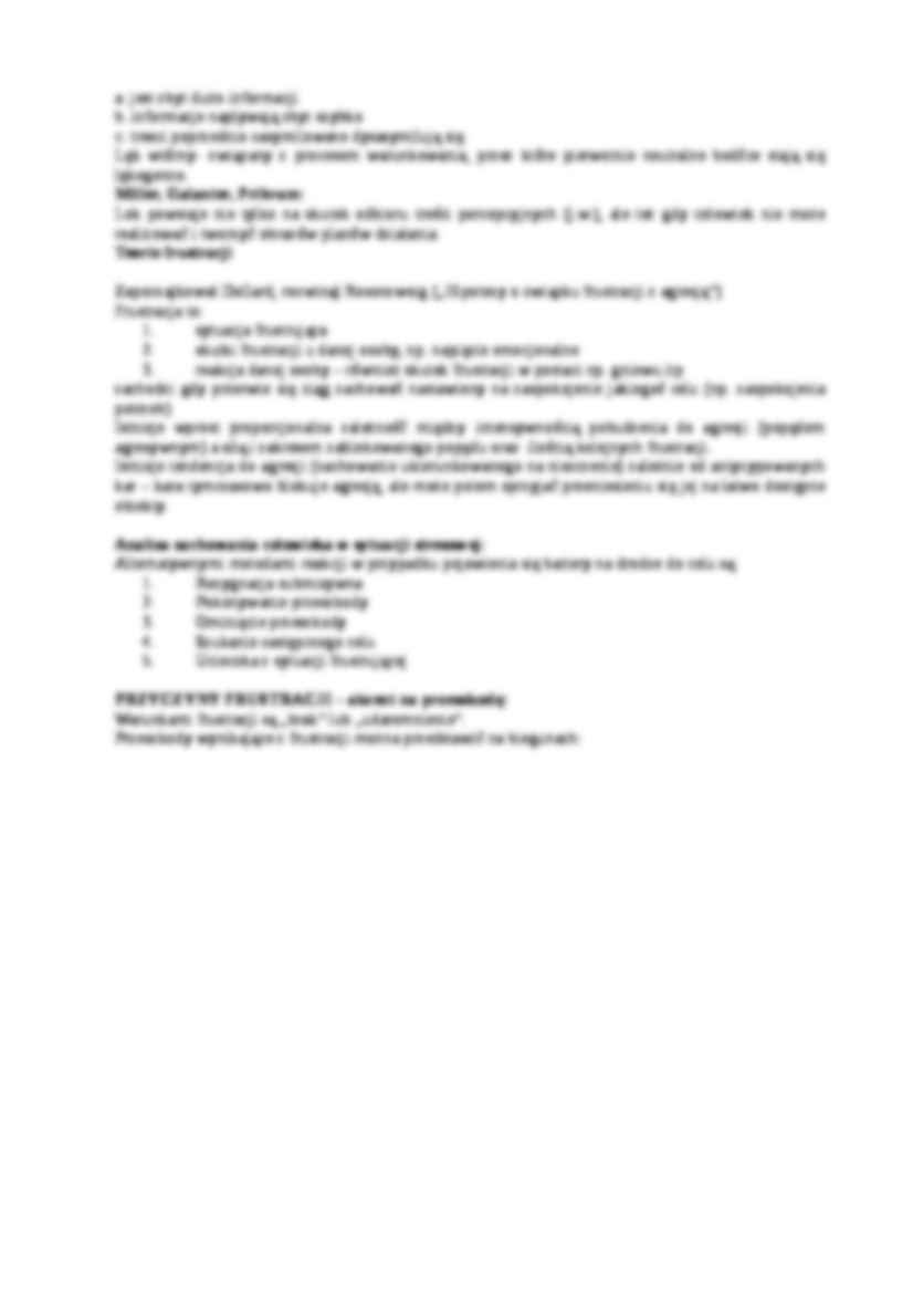 Psychologiczne koncepcje stresu - strona 2