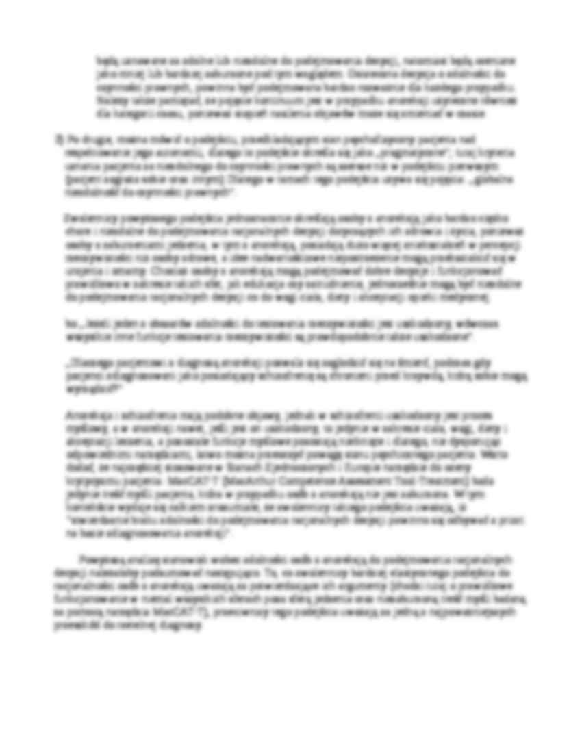 Kwestia przymusowego leczenia anoreksji - strona 2