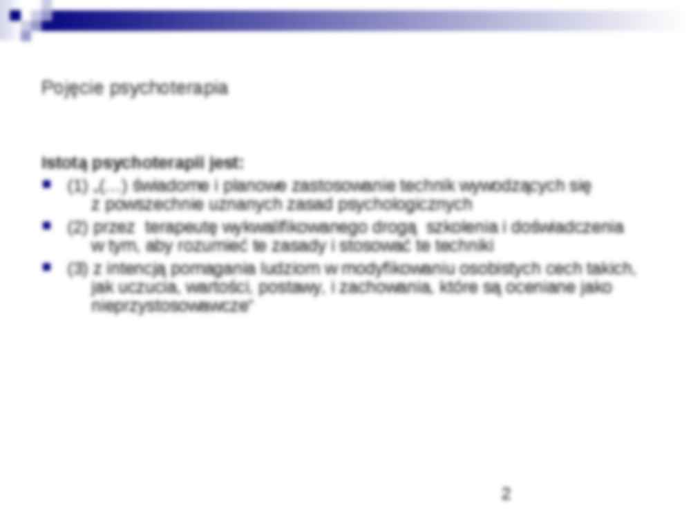 Podejścia w psychoterapii - strona 2