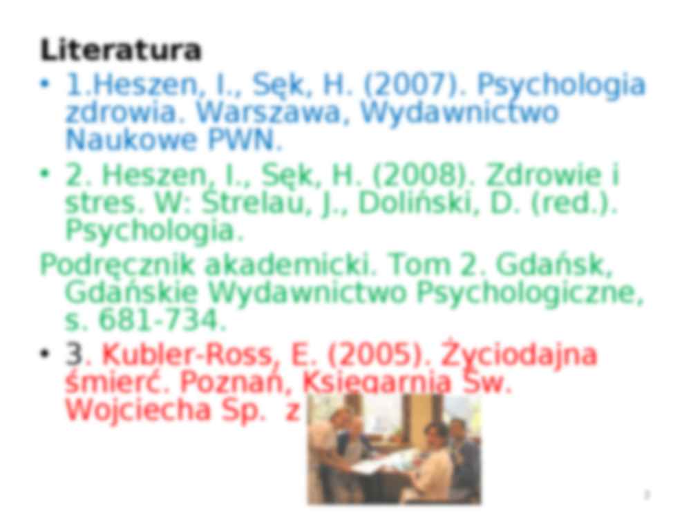 Pomoc psychologiczna osobom chorym somatycznie - strona 2