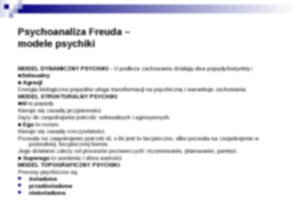 Psychoanaliza i jej rozwój - strona 3