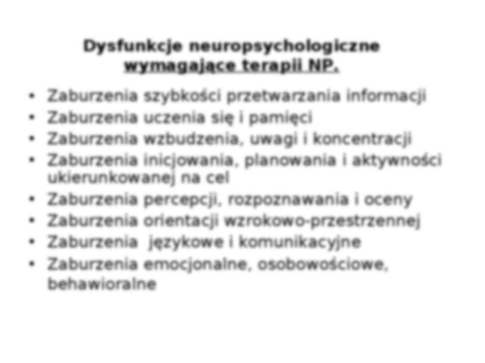 Rehabilitacja neuropsychologiczna - strona 3