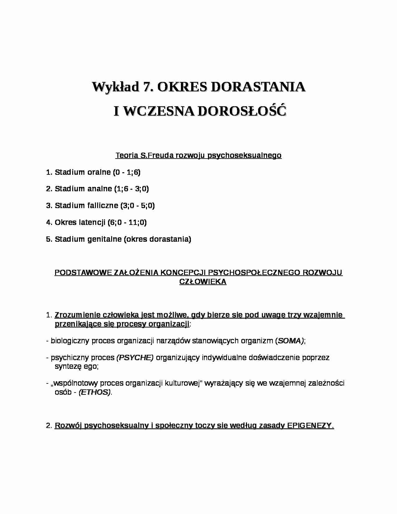 Okres dorastania - strona 1