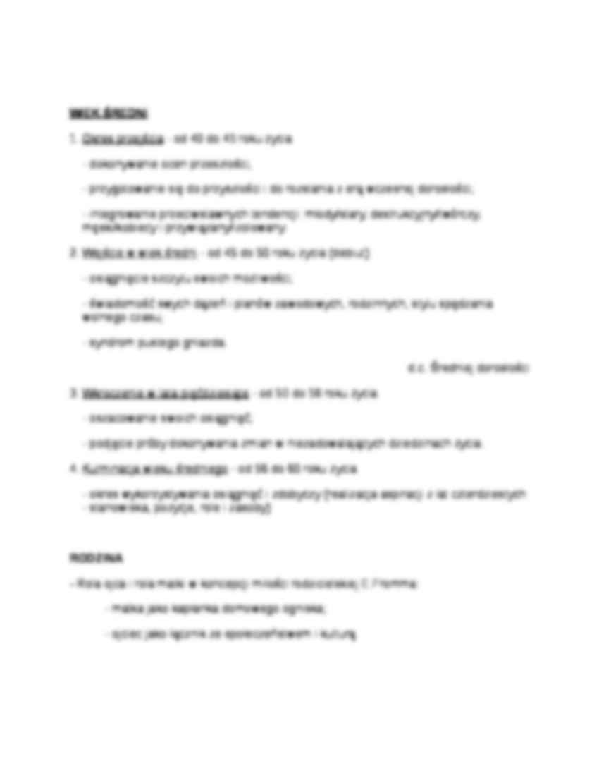 Rozwój w średniej dorosłości - strona 3