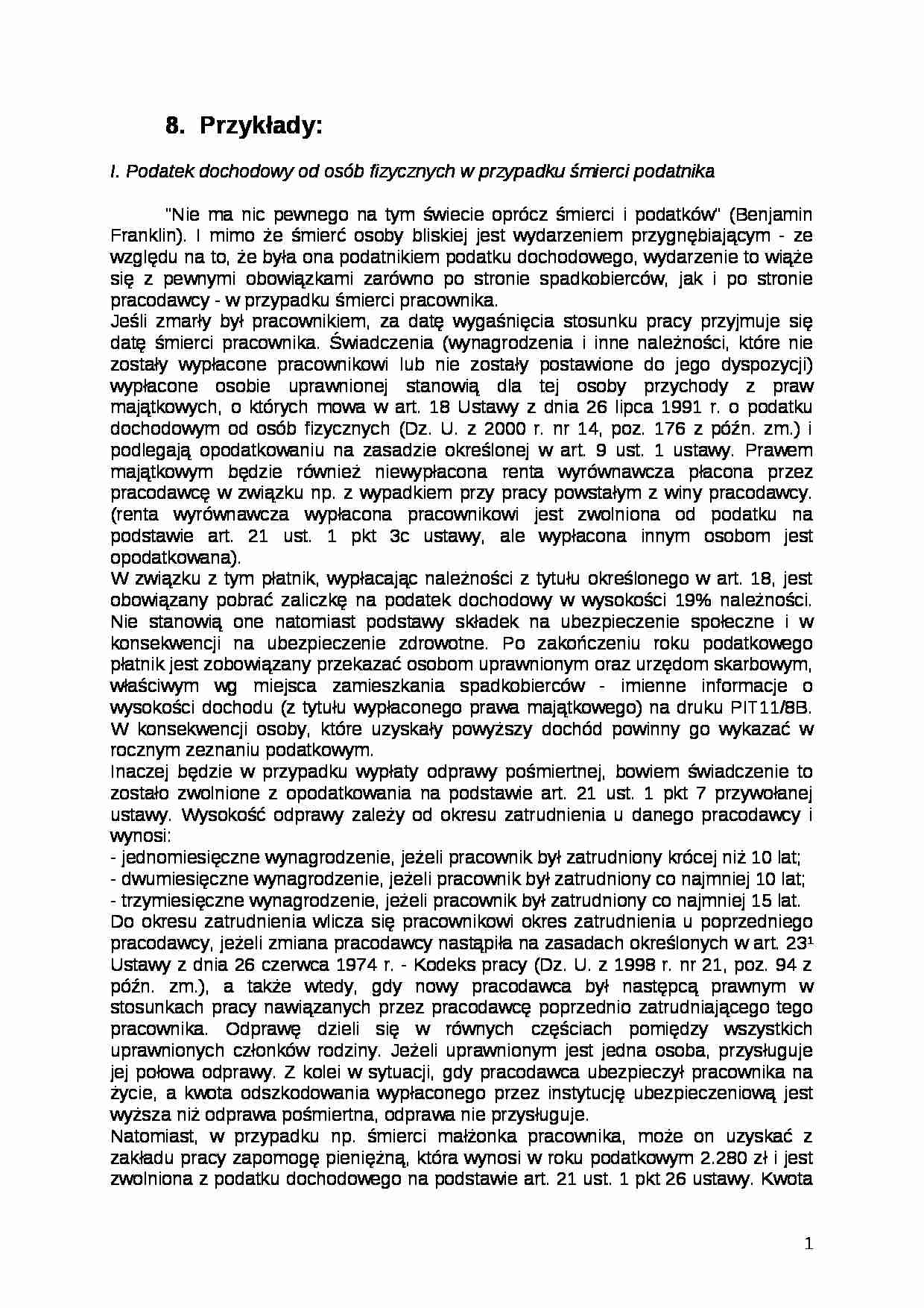 Następcy prawni - strona 1