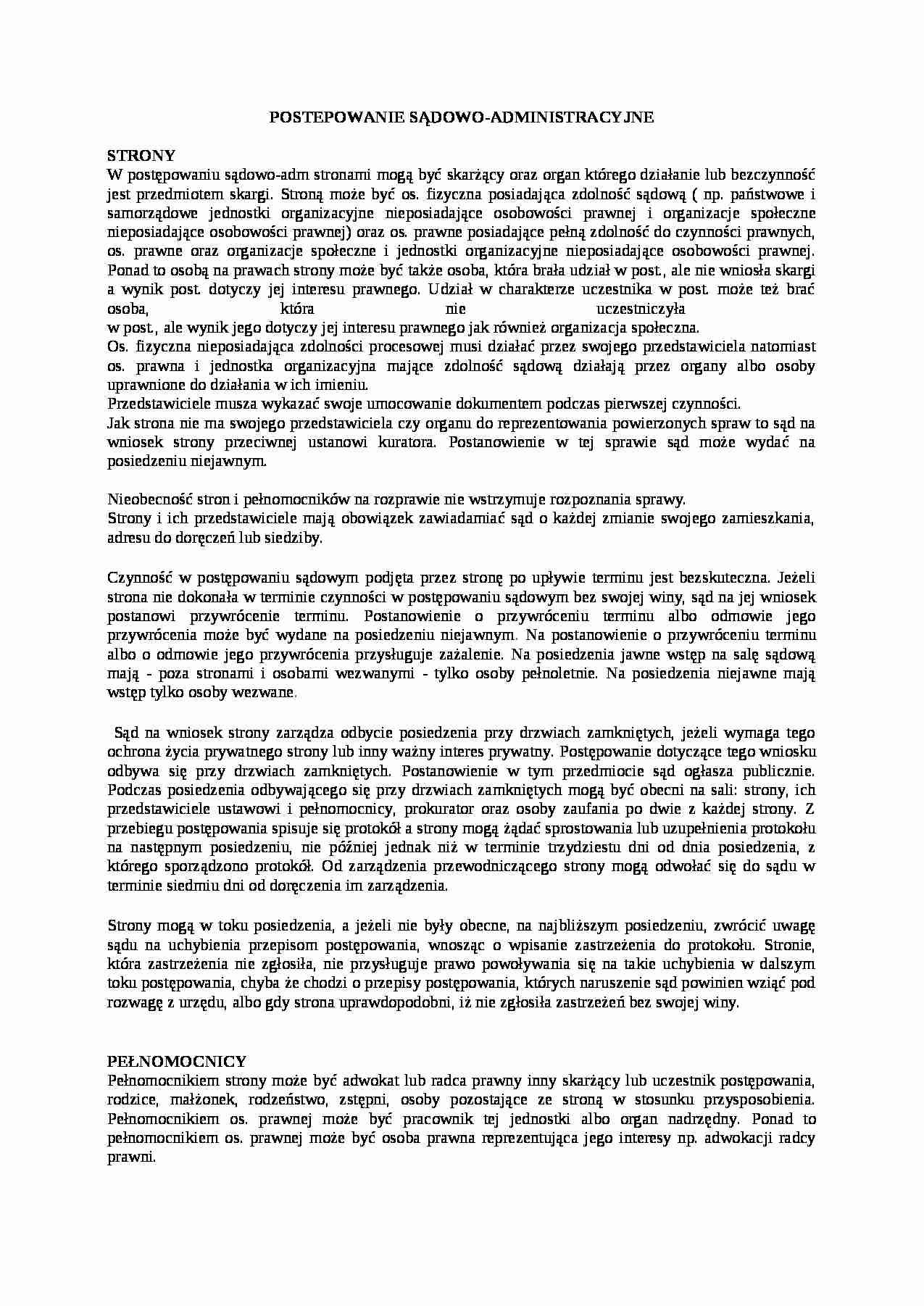 Postępowanie sądowo-administracyjne-pytania 3 - strona 1