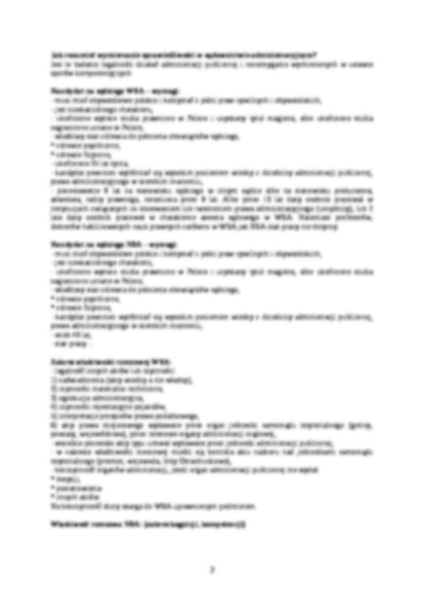 Postępowanie sądowo-administracyjne-pytania 4 - strona 2