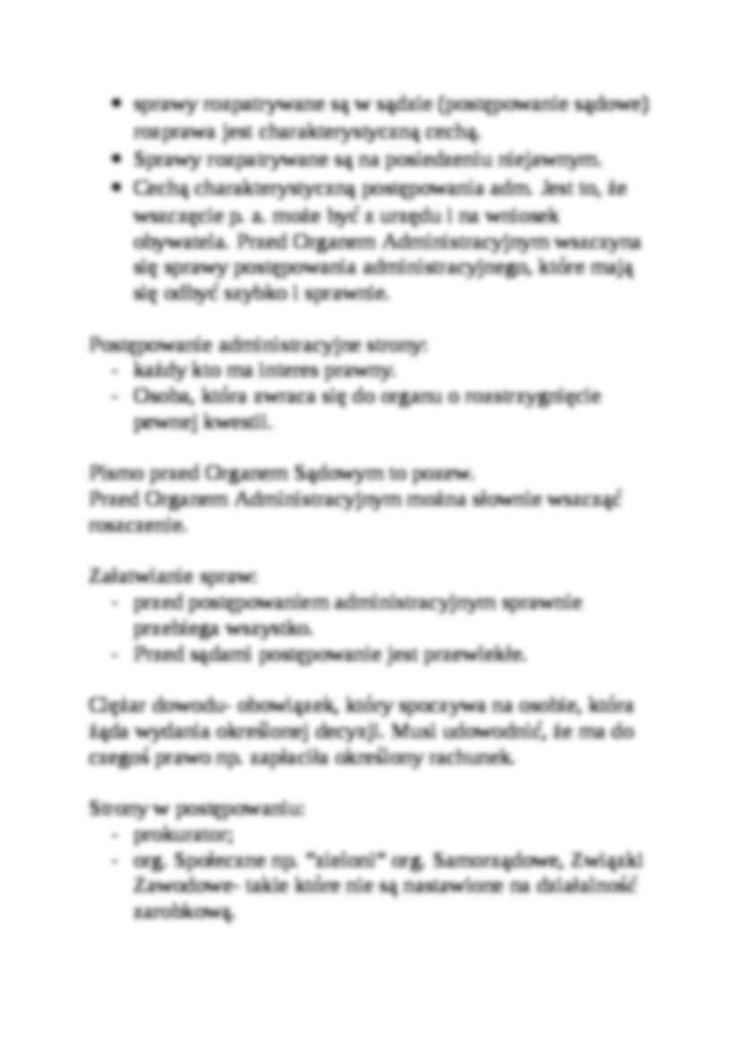 Postępowanie sądowo-administracyjne-wykład  - strona 2