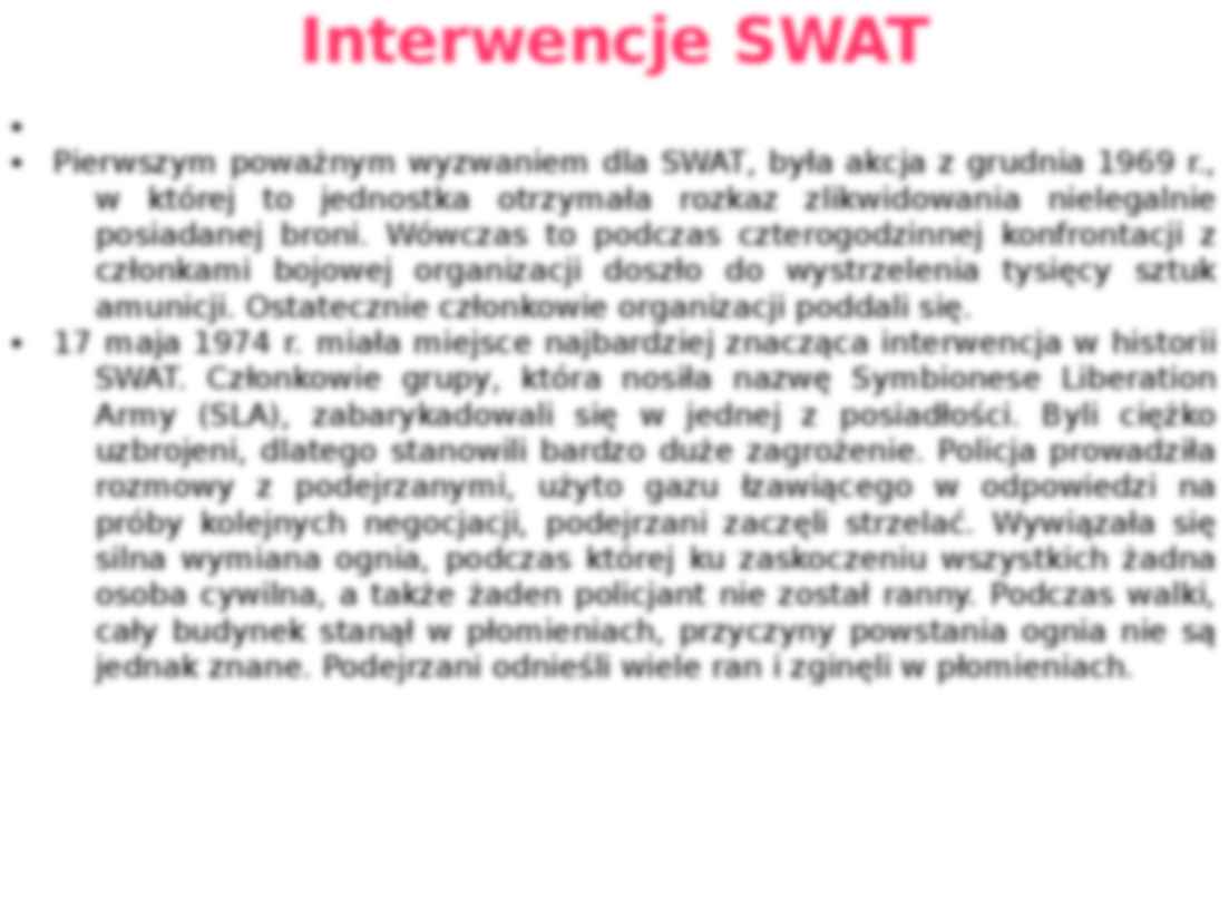 Jednostki specjalne - prezentacja - strona 2