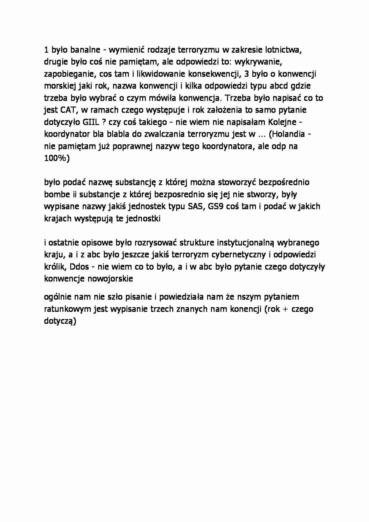 Pytania na zaliczeniu - strona 1