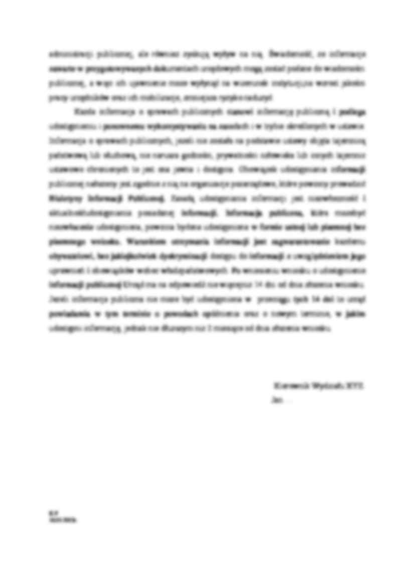 Notatka służbowa - opracowanie - strona 2