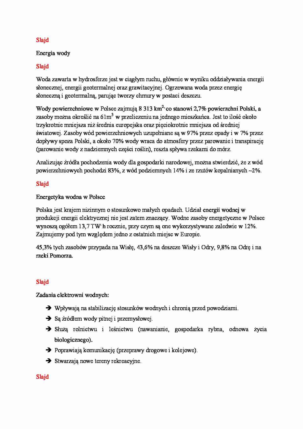 Energie odnawialne - rodzaje - strona 1