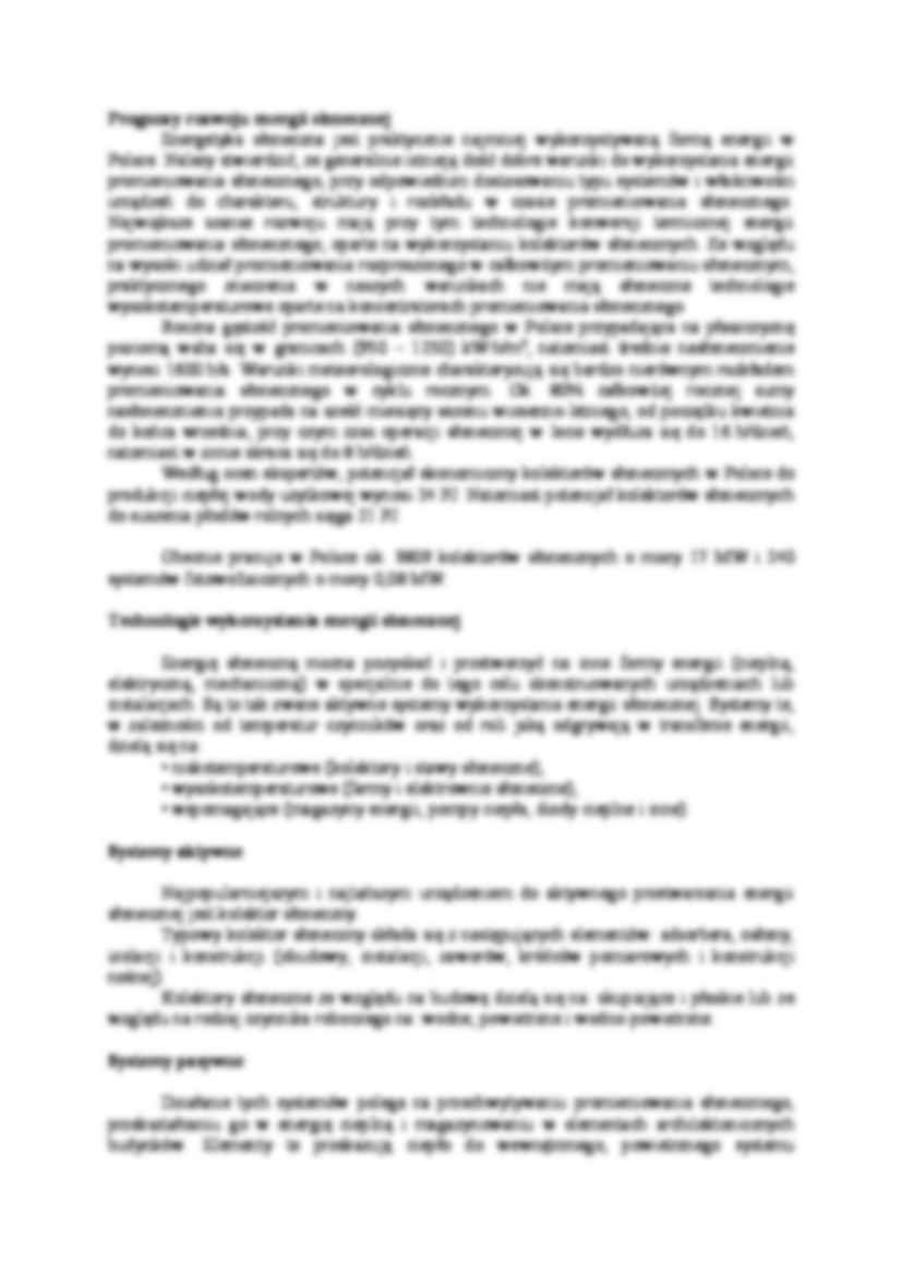 Odnawialne źródła energii - Energia słoneczna - strona 2